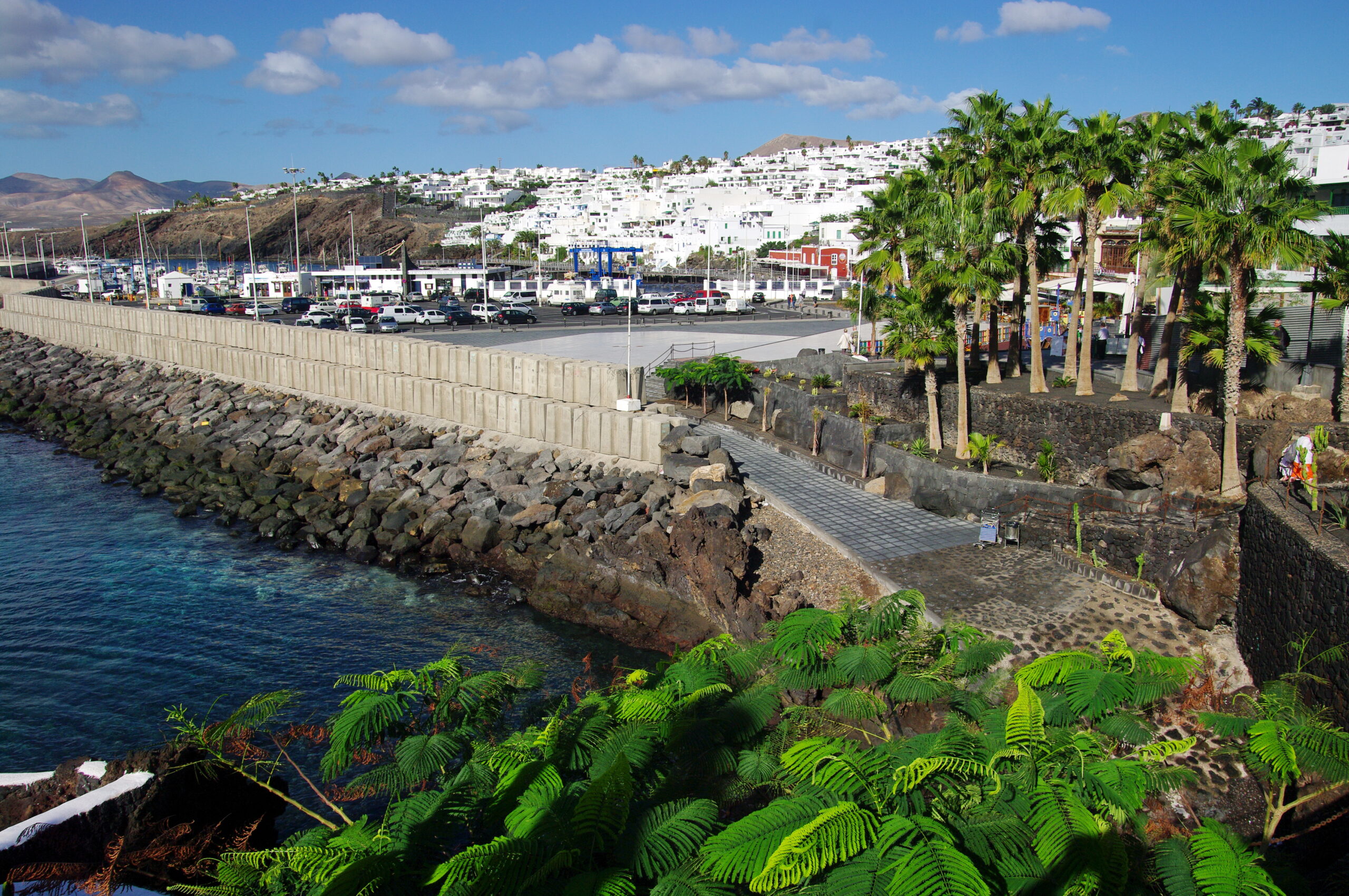 Puerto del Carmen harbour in the old La Tiñosa fishing quarter, Lanzarote